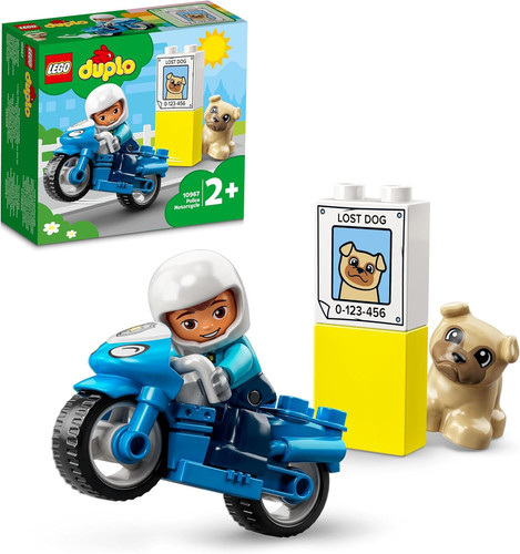 Lego duplo motocicletta della - motocicletta,