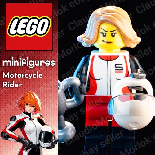 Lego motorcycle rider - ⭐,