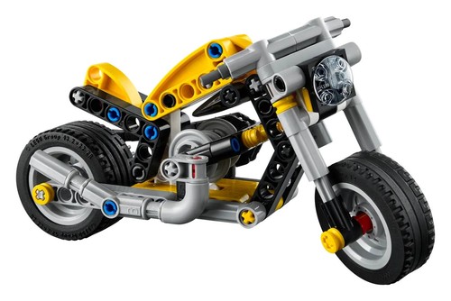 Lego moto gialla - lego,