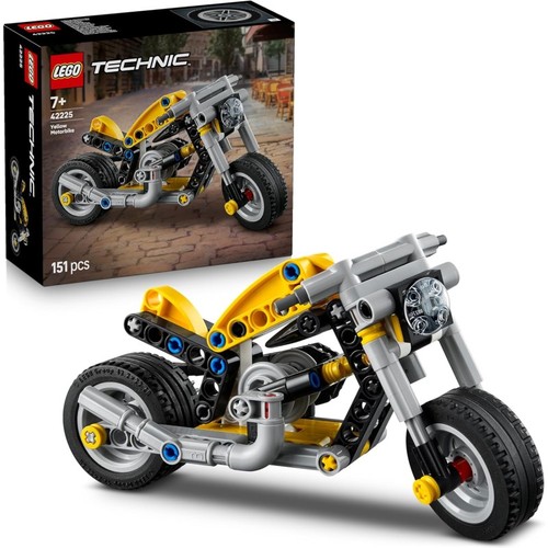 Lego 42225 technic moto - technic, gialla