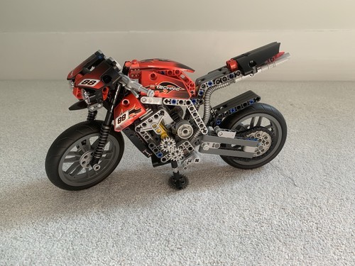 Lego 8051 moto scatola - lego, +