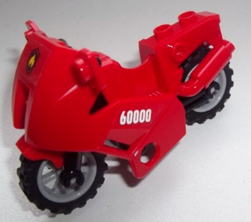 Lego moto motocicletta rossa - motocicletta,