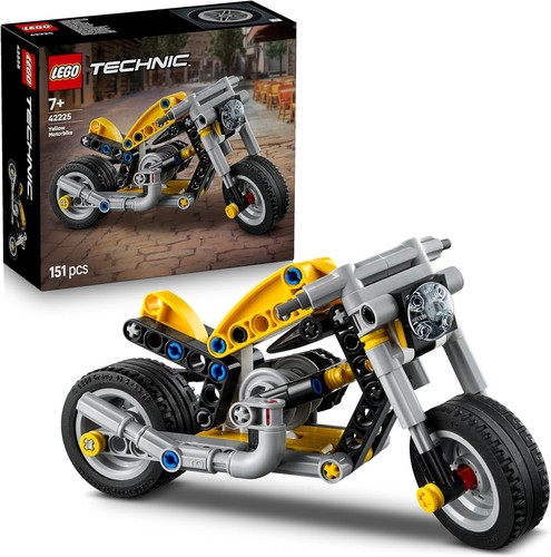 Moto gialla lego - moto,